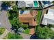 Bird's eye view of the house and neighborhood at 1200 80Th S St, St Petersburg, FL 33707