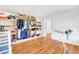 Well-organized closet with ample shelving and hanging space at 1200 80Th S St, St Petersburg, FL 33707