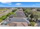 Aerial view showing houses and a road in a residential area at 12308 Adventure Dr, Riverview, FL 33579