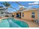 Stunning screened in pool and patio area at 12308 Adventure Dr, Riverview, FL 33579