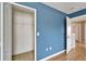 Walk-in closet with wire shelving and light walls at 15406 Peach Stone Pl, Ruskin, FL 33573