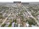 Aerial view of home, highlighting its proximity to schools at 1642 49Th N Ave, St Petersburg, FL 33714