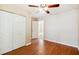 Bright bedroom with hardwood floors and double door closet at 2314 E 12Th Ave, Tampa, FL 33605