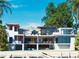 Luxury waterfront home boasting expansive balconies and private pool at 2414 N Riverside Dr, Tampa, FL 33602