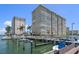 Luxury waterfront community with boat docks and multiple buildings at 5220 Brittany S Dr # 201, St Petersburg, FL 33715