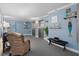Building lobby with seating and nautical decor at 5220 Brittany S Dr # 201, St Petersburg, FL 33715