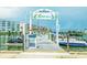 Community boat dock with several boats and jet skis at 5900 Shore S Blvd # 512, Gulfport, FL 33707