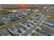 Aerial view showcasing a house and surrounding neighborhood at 5913 Laurelcrest Gln, Palmetto, FL 34221