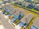 Aerial view of houses in a residential neighborhood at 5913 Laurelcrest Gln, Palmetto, FL 34221