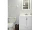 Simple bathroom with white vanity and a neutral color scheme at 6033 34Th W St # 45, Bradenton, FL 34210