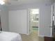 Bedroom with access to bathroom and closet at 6033 34Th W St # 45, Bradenton, FL 34210