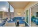 Inviting balcony area with comfortable outdoor seating, perfect for relaxing outdoors at 960 Starkey Rd # 7103, Largo, FL 33771