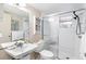 Clean bathroom with a shower/tub combo and updated vanity at 9940 47Th N Ave # 120, St Petersburg, FL 33708