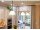 Pendant lights illuminate kitchen island at 11465 Bitola Dr, Odessa, FL 33556