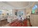 Living Room with comfortable seating and a large TV at 11465 Bitola Dr, Odessa, FL 33556