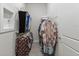 Large walk-in closet with ample shelving and hanging space at 19771 Ship Wheel Way, Land O Lakes, FL 34638