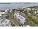 Aerial view of condo building near water at 220 Belleview Blvd # 607, Belleair, FL 33756