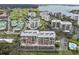 Aerial view of condo community near water at 220 Belleview Blvd # 607, Belleair, FL 33756