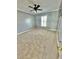 Neutral bedroom with carpeting and ceiling fan at 24932 Ravello St, Land O Lakes, FL 34639