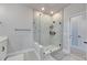 Elegant bathroom with a large glass shower and modern fixtures at 2819 1St S Ave, St Petersburg, FL 33712
