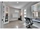 Modern home office with a desk, chair, and plenty of natural light at 2819 1St S Ave, St Petersburg, FL 33712