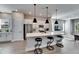 Modern kitchen with stainless steel appliances and an island at 2819 1St S Ave, St Petersburg, FL 33712