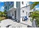 Paved patio with pergola and seating area at 2819 1St S Ave, St Petersburg, FL 33712
