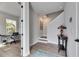 Modern staircase leading to the upper level of the home at 2819 1St S Ave, St Petersburg, FL 33712