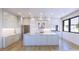 Modern kitchen featuring a large island and ample cabinetry at 4009 W Euclid Ave, Tampa, FL 33629