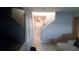 Entryway with staircase and view into living room at 4410 Summer Savory St, Tampa, FL 33619