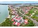 Aerial view showing waterfront community near golf course at 6365 Bahia Del Mar Blvd # 604, St Petersburg, FL 33715