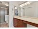 Clean bathroom with vanity, shower, and toilet at 6365 Bahia Del Mar Blvd # 604, St Petersburg, FL 33715