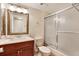Bathroom with shower/tub combo and updated vanity at 6365 Bahia Del Mar Blvd # 604, St Petersburg, FL 33715