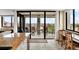Kitchen with granite countertops and access to a balcony at 6365 Bahia Del Mar Blvd # 604, St Petersburg, FL 33715