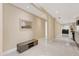 Long hallway with view into kitchen at 7803 Cadillac Ave, Hudson, FL 34667