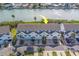 Aerial view showing property location by the water at 905 Hidden Harbour Dr, Indian Rocks Beach, FL 33785