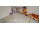 Garage with extra storage and room for kayaks at 905 Hidden Harbour Dr, Indian Rocks Beach, FL 33785