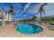 Relaxing kidney-shaped community pool at 905 Hidden Harbour Dr, Indian Rocks Beach, FL 33785