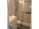 Clean bathroom with a large shower and updated vanity at 9608 41St N St # 2, Pinellas Park, FL 33782