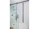 Large walk-in shower with glass enclosure and tile at 1000 Oak St, Dunedin, FL 34698