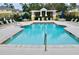 Community pool with pergola and lounge chairs at 14003 Citrus Crest Cir, Tampa, FL 33625