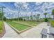 Well-maintained bocce ball courts with benches for relaxing at 16909 April Plush Dr, Wimauma, FL 33598