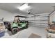 Garage with golf cart and additional storage space at 16909 April Plush Dr, Wimauma, FL 33598