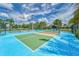 Enjoy outdoor recreation at these well-maintained pickleball courts at 16909 April Plush Dr, Wimauma, FL 33598