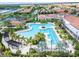 Resort-style pool with ample deck space and lounge chairs at 16909 April Plush Dr, Wimauma, FL 33598