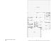 Single story home floor plan featuring an open concept design with a large kitchen and Gathering room at 1919 Blue River Rd, Holiday, FL 34691