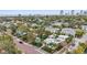 High-angle view of the property and surrounding neighborhood at 220 14Th N Ave, St Petersburg, FL 33701