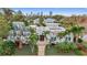 Stunning aerial view of a house with city skyline in the background at 220 14Th N Ave, St Petersburg, FL 33701