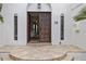 Ornate wooden door entrance to home at 220 14Th N Ave, St Petersburg, FL 33701