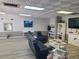 Relaxing common area with comfortable seating and TV at 255 Dolphin Pt # 511, Clearwater Beach, FL 33767